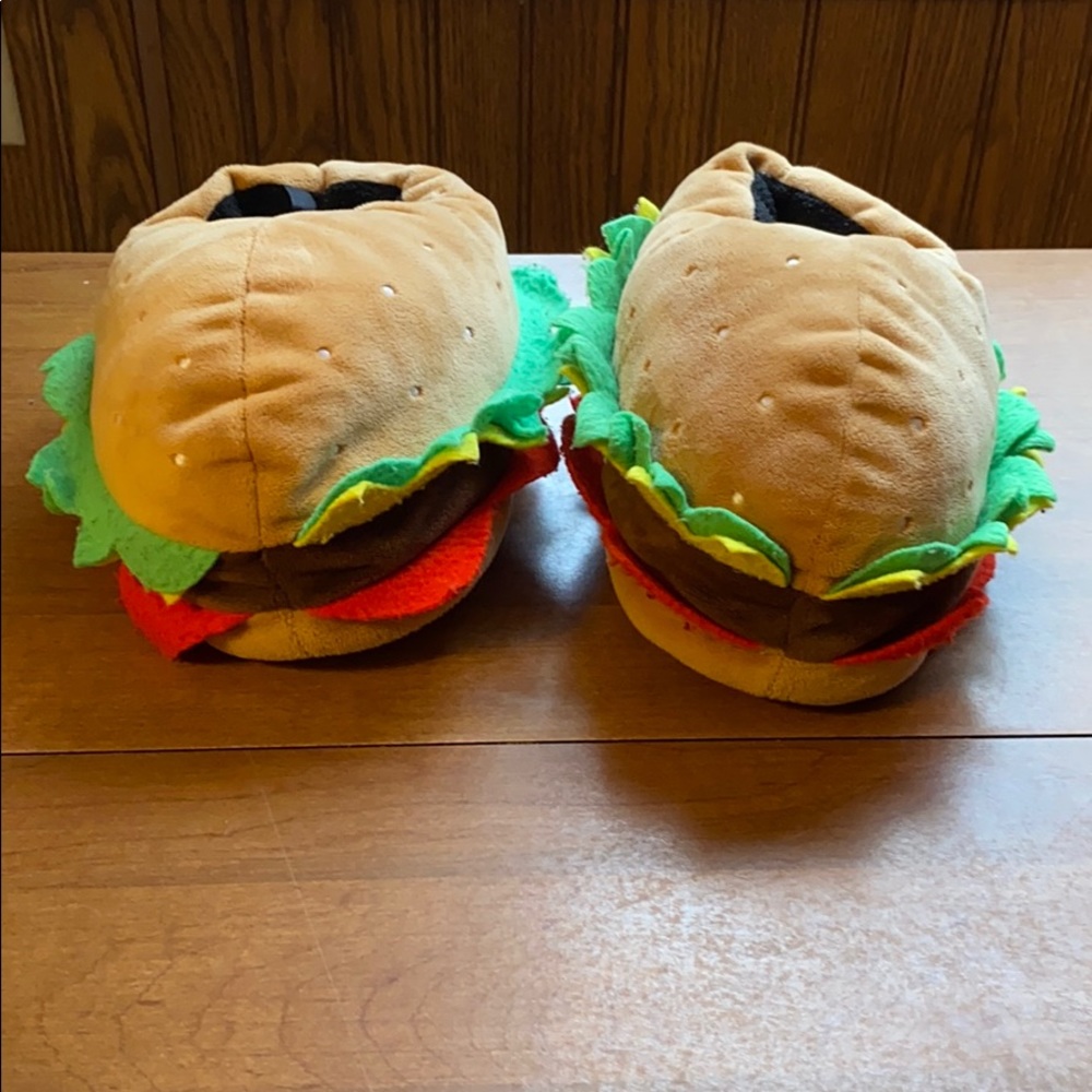 Kids Hamburger Slippers